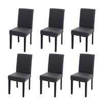 ESSZIMMERSTUHL Grau 6er-Set - Grau, Textil (43/90/56cm) - MCW