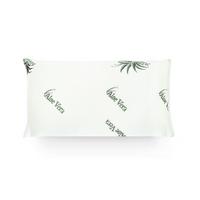 MEMORY FOAM KOPFKISSEN Aloe Vera 40x80 cm – ergonomisches Visco Kissen mit 2 Aloe Vera Bezügen, atmungsaktiv & waschbar - Weiß, Textil (40/80cm) - Mister Sandman