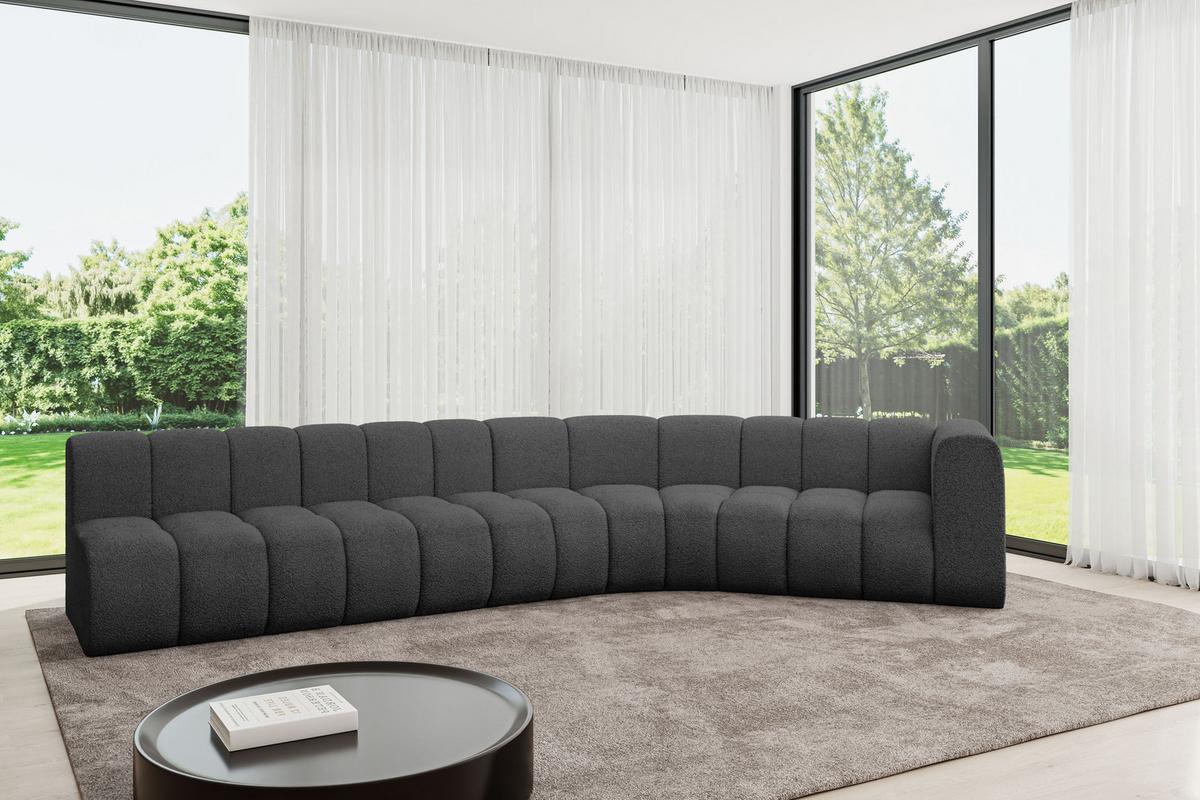 ECKSOFA modulares Sofa Karex-L2 - 399x194x70 cm Grau - Grau, Holzwerkstoff/Textil (399/194cm) - ALTDECOR