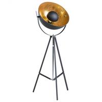 STEHLEUCHTE Thames 53/53/165 cm - Schwarz, Metall (53/53/165cm) - Beliani