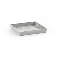 BLUMENTOPFUNTERSETZER Square 38,5/38,5/3,4 cm Hellgrau - Hellgrau, Kunststoff (38.5/3.4cm) - Ecopots