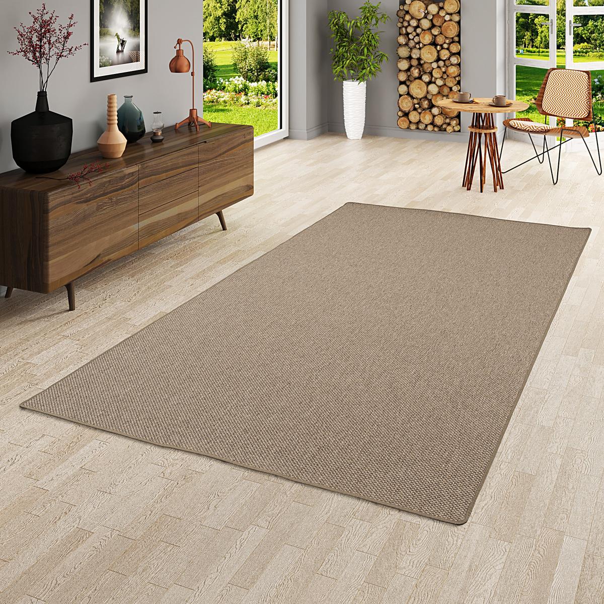 FLACHGEWEBE NATUR TEPPICH BENTZON - Braun, Textil (80/240cm) - Snapstyle