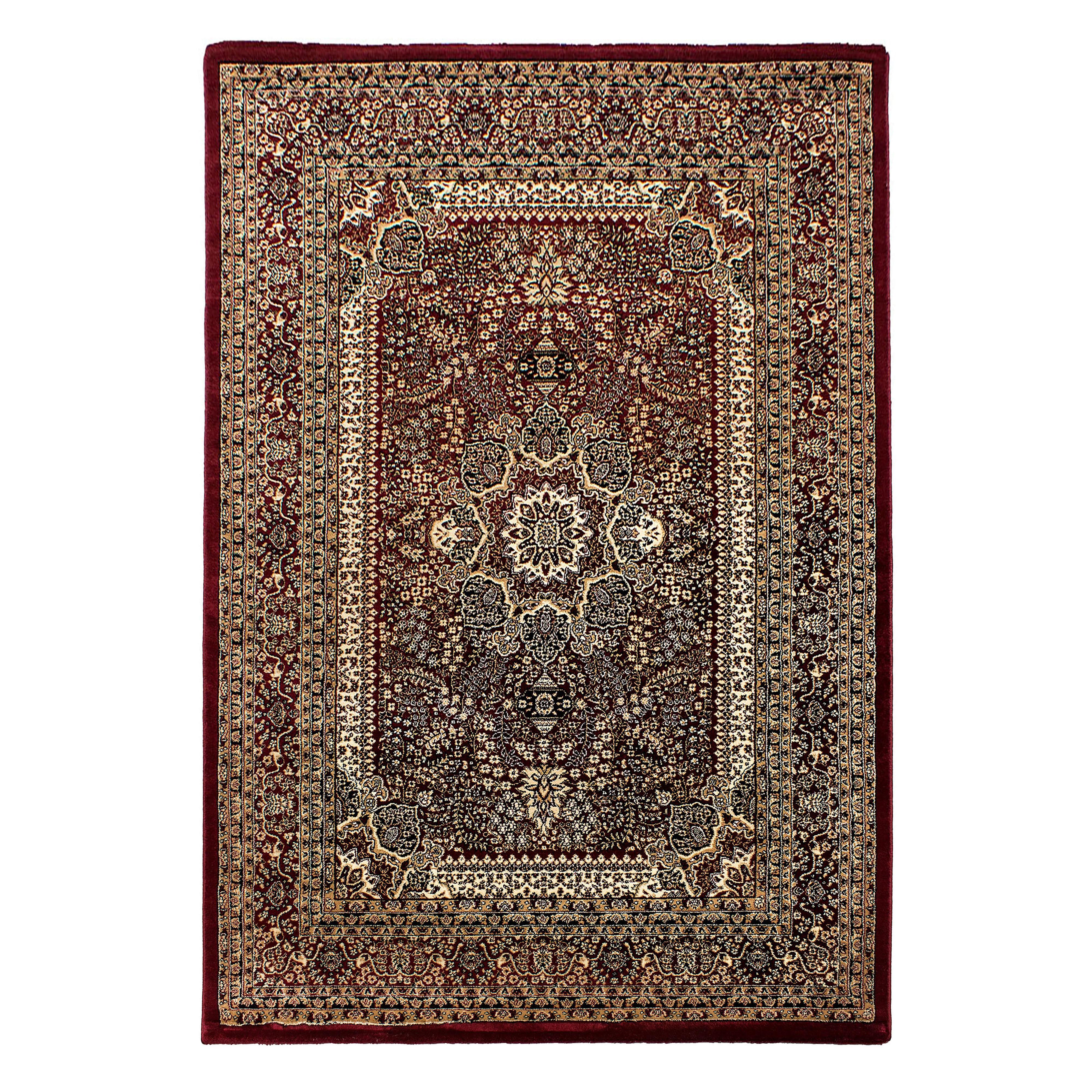 TEPPICH Kurzflor TANNHEIM in Rot, orientalisch, 160 x 230 cm - Rot, Textil (230/160cm) - KADIMA DESIGN