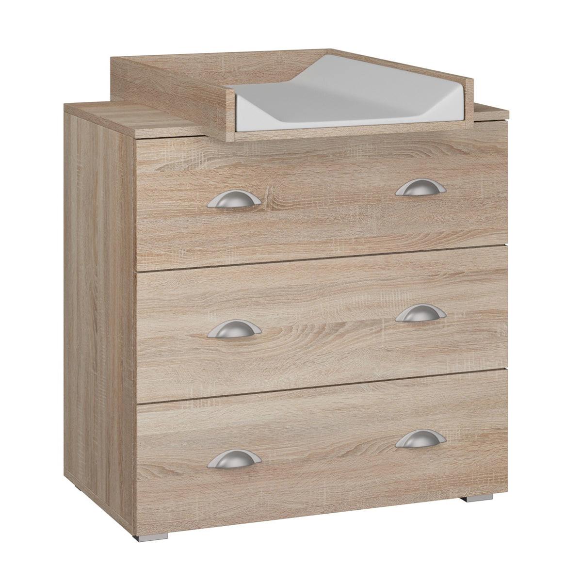 WICKELKOMMODE Lio Holz - Braun, Holzwerkstoff (80/90/48cm) - Petits-meubles