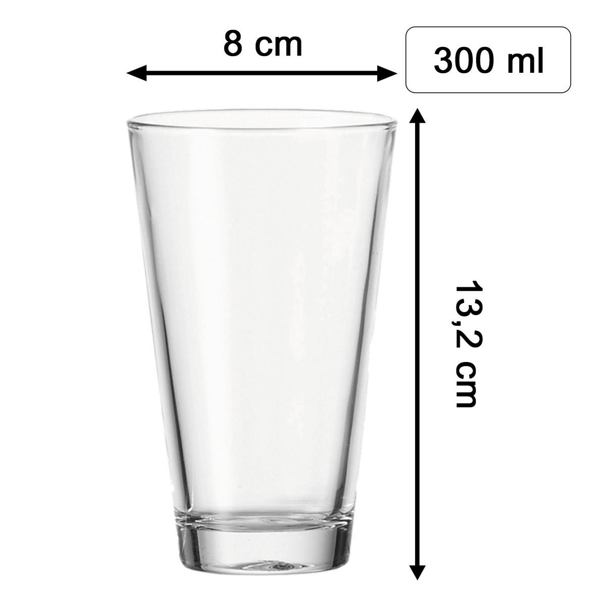 KINDERBECHER Bagger transparent 300 ml - Transparent, Glas (0.3L) - LUXENTU