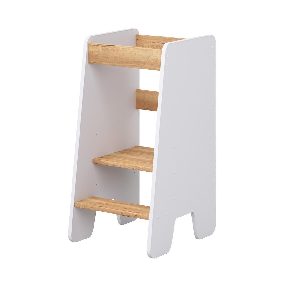LERNTURM Maja - Weiß, Holzwerkstoff (40/80/45cm) - RAUMHIRSCH FURNITURE