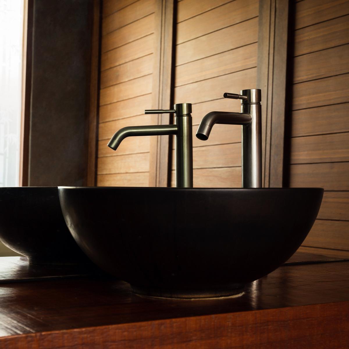 WASCHBECKEN - Schwarz, Keramik (32/13.5/32cm) - ML-DESIGN