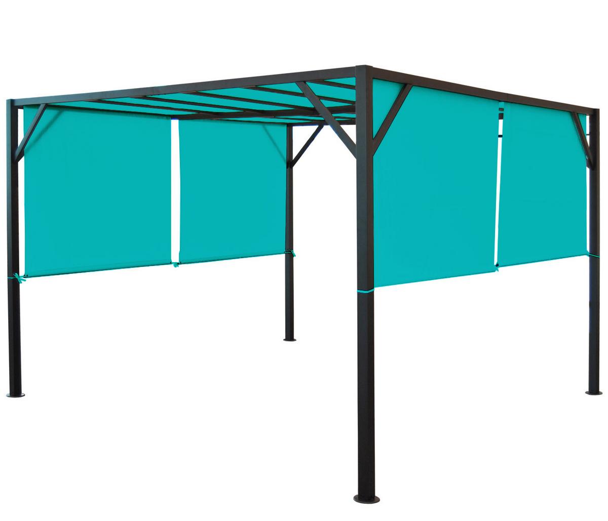 ERSATZBEZUG DACH FÜR PERGOLA BEJA Türkis - Türkis, Textil (372/1/596cm) - MCW