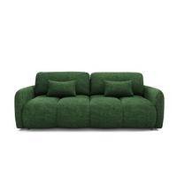 SOFA 3 Sitzplätze Grün - Grün, Holz (236/95/121cm) - Petits-meubles