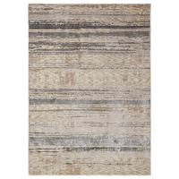 KURZFLORTEPPICH HORNER, Streifen, Natur, 120 x 160 cm - Beige, Textil (120/160cm) - KADIMA DESIGN