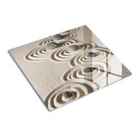 GLASPLATTE 60x52 cm Zen-Steine-Sand - Beige, Glas (60/0.4/52cm) - TULUP