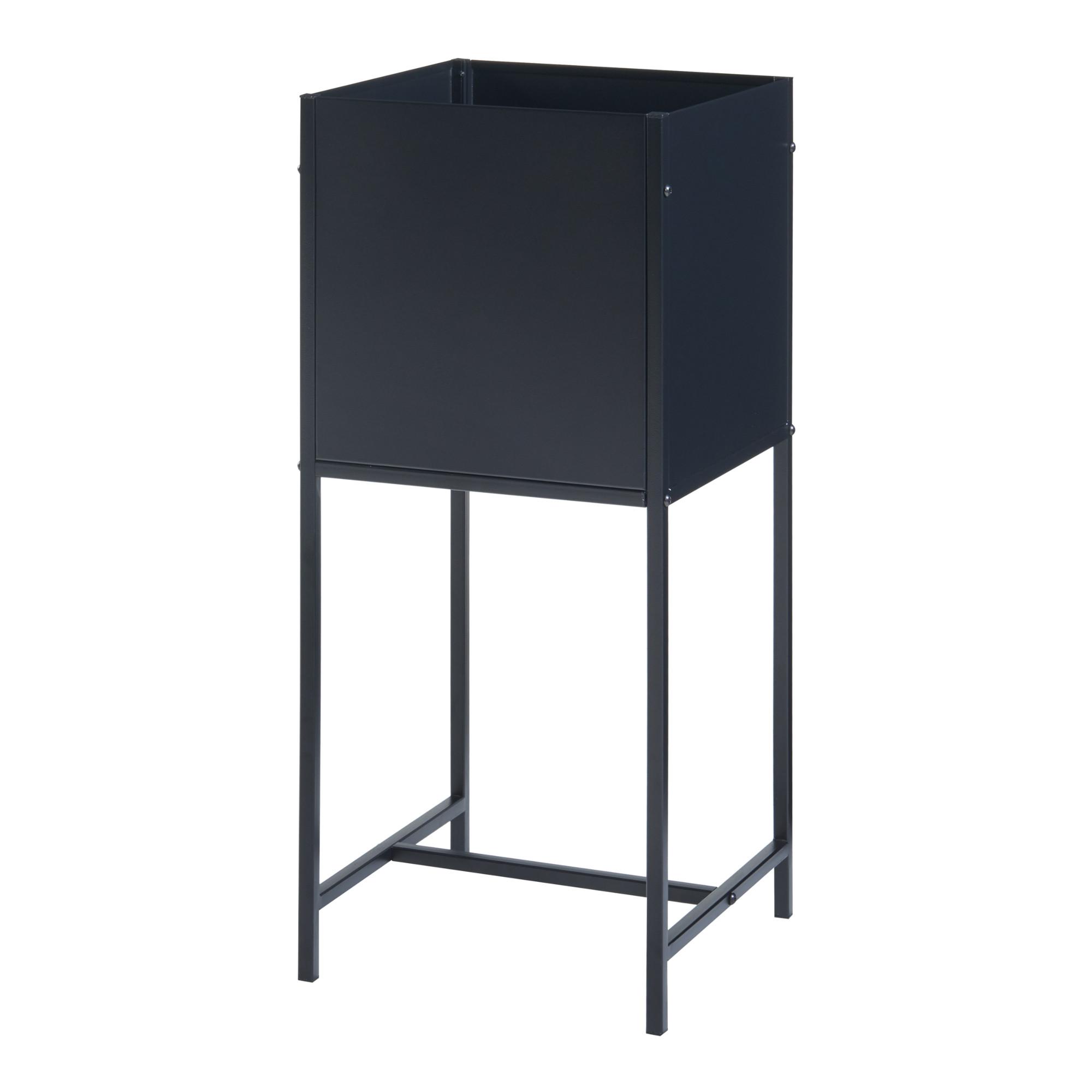 PFLANZENSTÄNDER Porsgrunn - Schwarz, Metall (30/70/30cm) - [en.casa]