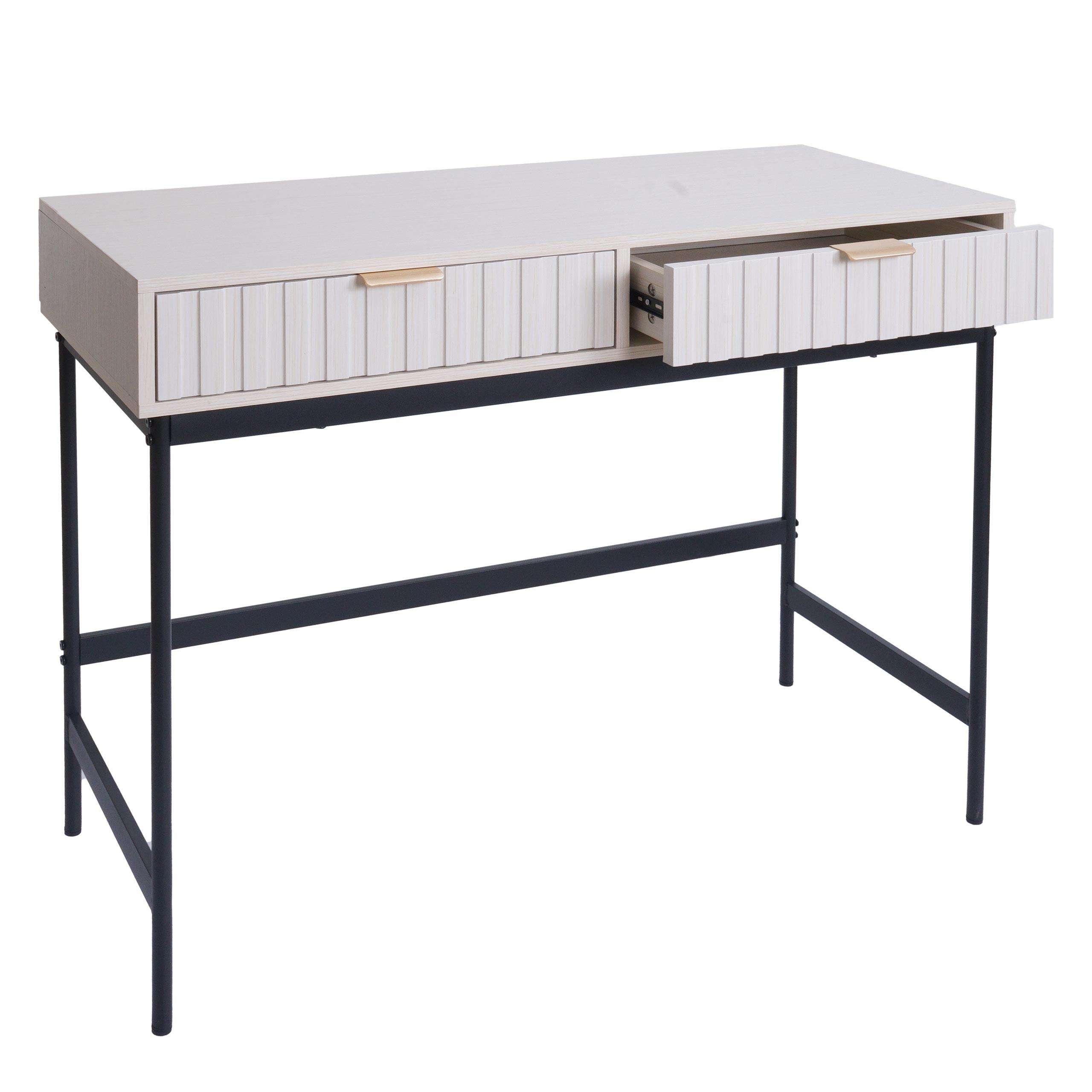 KONSOLENTISCH eckig Weiß - Weiß, Holzwerkstoff (40/100/85cm) - MCW