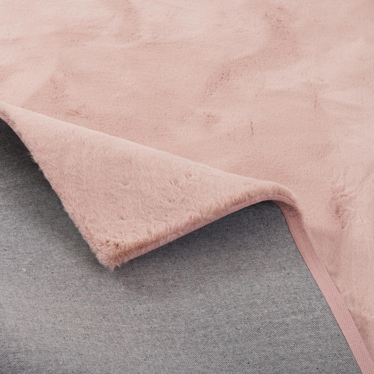 FELLTEPPICH LUXUS SUPER SOFT PLUSH - Altrosa, Textil (140/180cm) - Pergamon