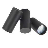 DECKENSTRAHLER Durham 1-flammig 5.5/14/18.5cm - Schwarz, Metall (5.5/14/18.5cm) - Nettlife