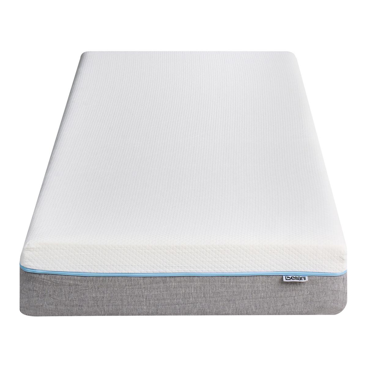 MATRATZE Memory Foam hart 80/200/20 cm Glee - Weiß, Textil (80/200cm) - Beliani