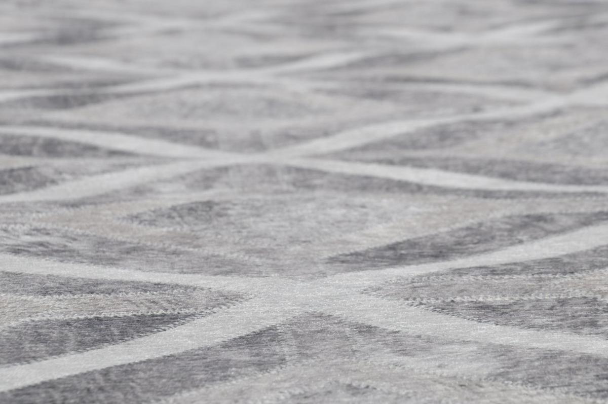 KURZFLORTEPPICH Serena 50x80 cm - Grau, Textil (50/80cm) - Gino Falcone