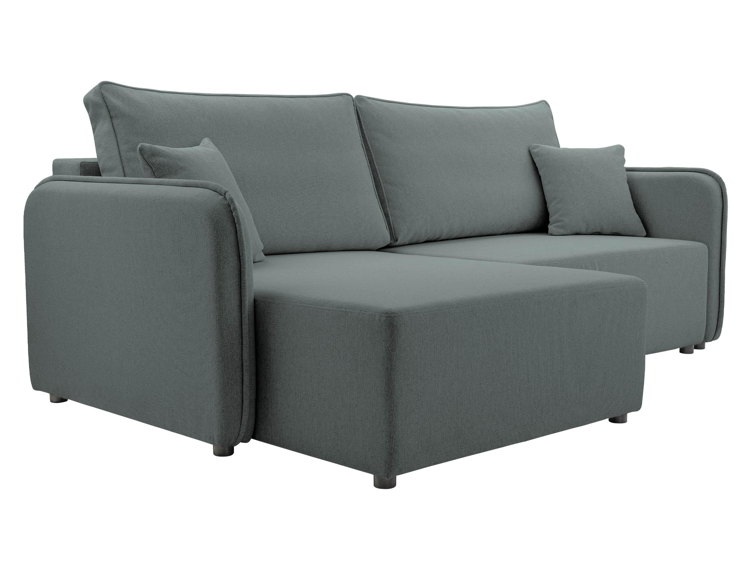 ECKSOFA Malody, Seite: Links - Schwarz/Grau, Holz/Kunststoff (227/147cm) - MIRJAN24