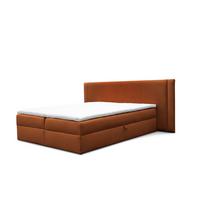 BOXBETT Cedric In Magic Velvet - Rotbraun, Holzwerkstoff/Textil (160/200cm) - Fun Möbel