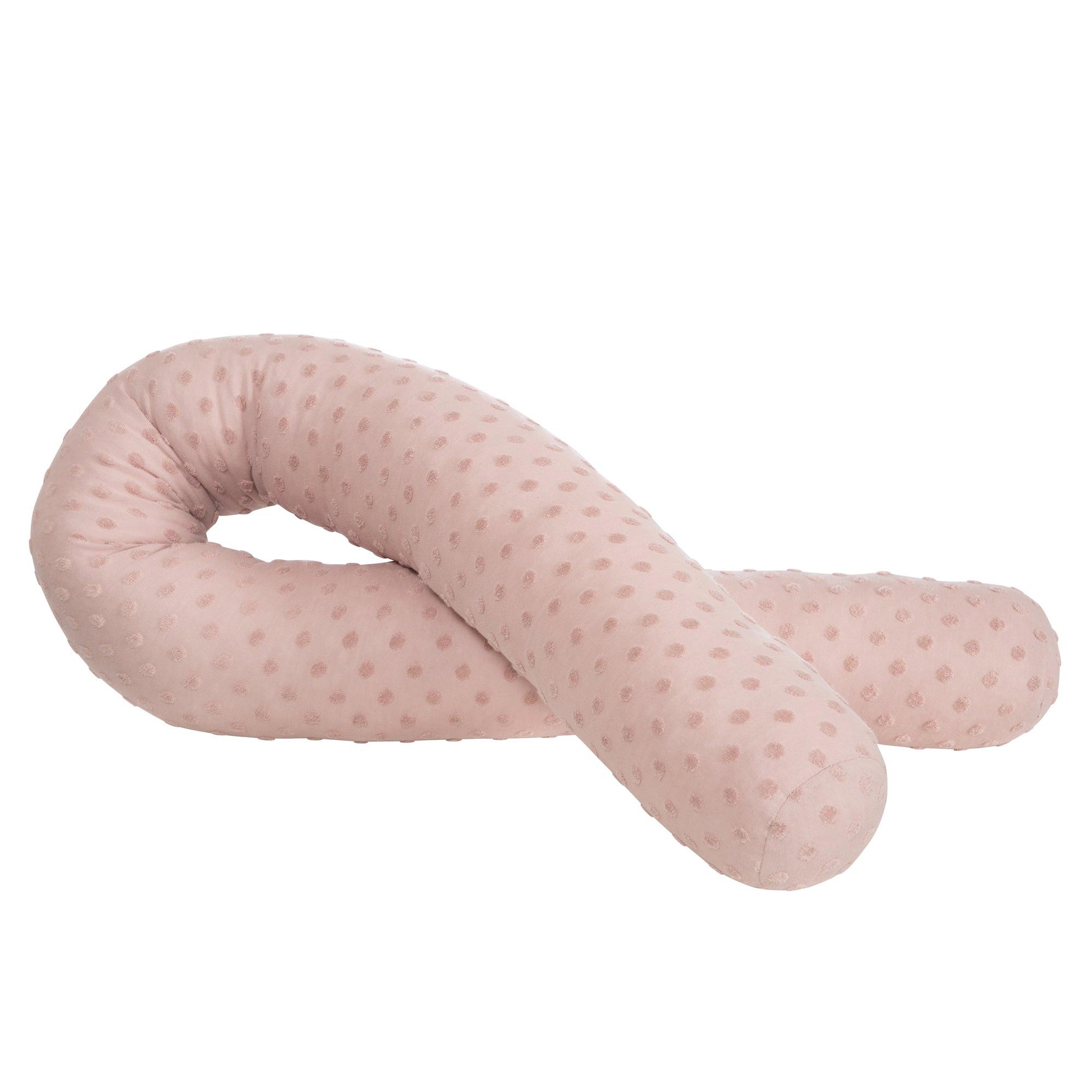 BETTSCHLANGE Lil Planet rosa - Altrosa, Textil (170/12cm) - Roba