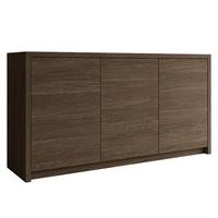 KOMMODE Solid 3D - Dunkelbraun/Schwarz, Holzwerkstoff/Kunststoff (150/79/40cm) - MIRJAN24