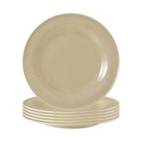 FRÜHSTÜCKSTELLER Beat Color Glaze Sandbeige ø 23,3 cm 6er Set - Beige, Keramik (23.3cm) - Seltmann Weiden