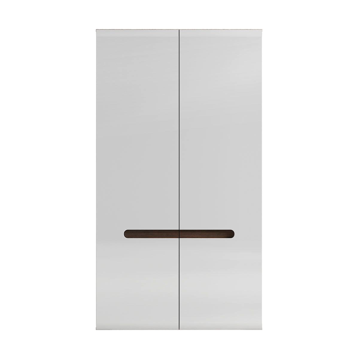 SCHRANK 2 Türen Darrel Weiß - Weiß, Holzwerkstoff (105/193/57cm) - Petits-meubles