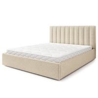 POLSTERBETT DEMERA Q 180x200 cm mit Bettkästen - Creme - Creme, Holz (180/200cm) - MASSENO