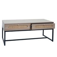 COUCHTISCH eckig Eiche Dekor - Eichefarben, Holz (51/107/45cm) - MCW