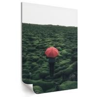 POSTER - 59x84 cm - X-Mario - Grüne Landschaft - Grün, Textil (59/84/0.1cm) - TULUP