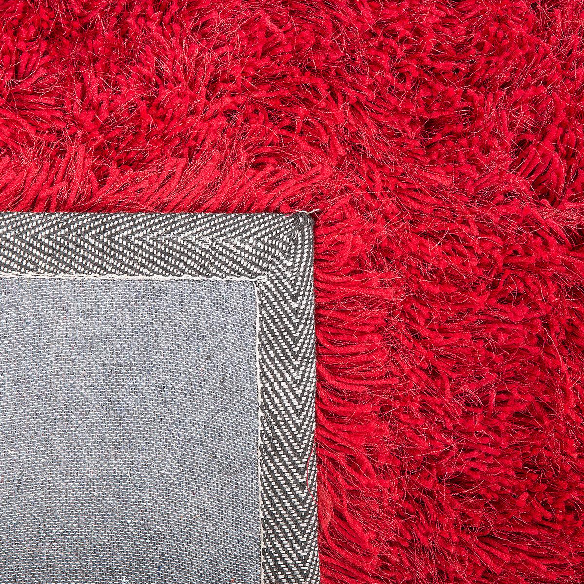 SHAGGY-TEPPICH Cide 300/200 cm - Rot, Kunststoff (200/300cm) - Beliani