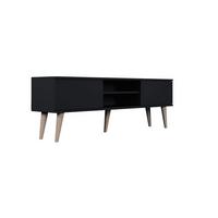 TV-MÖBEL Toronto Schwarz - Schwarz, Holzwerkstoff (160/55/35cm) - Petits-meubles