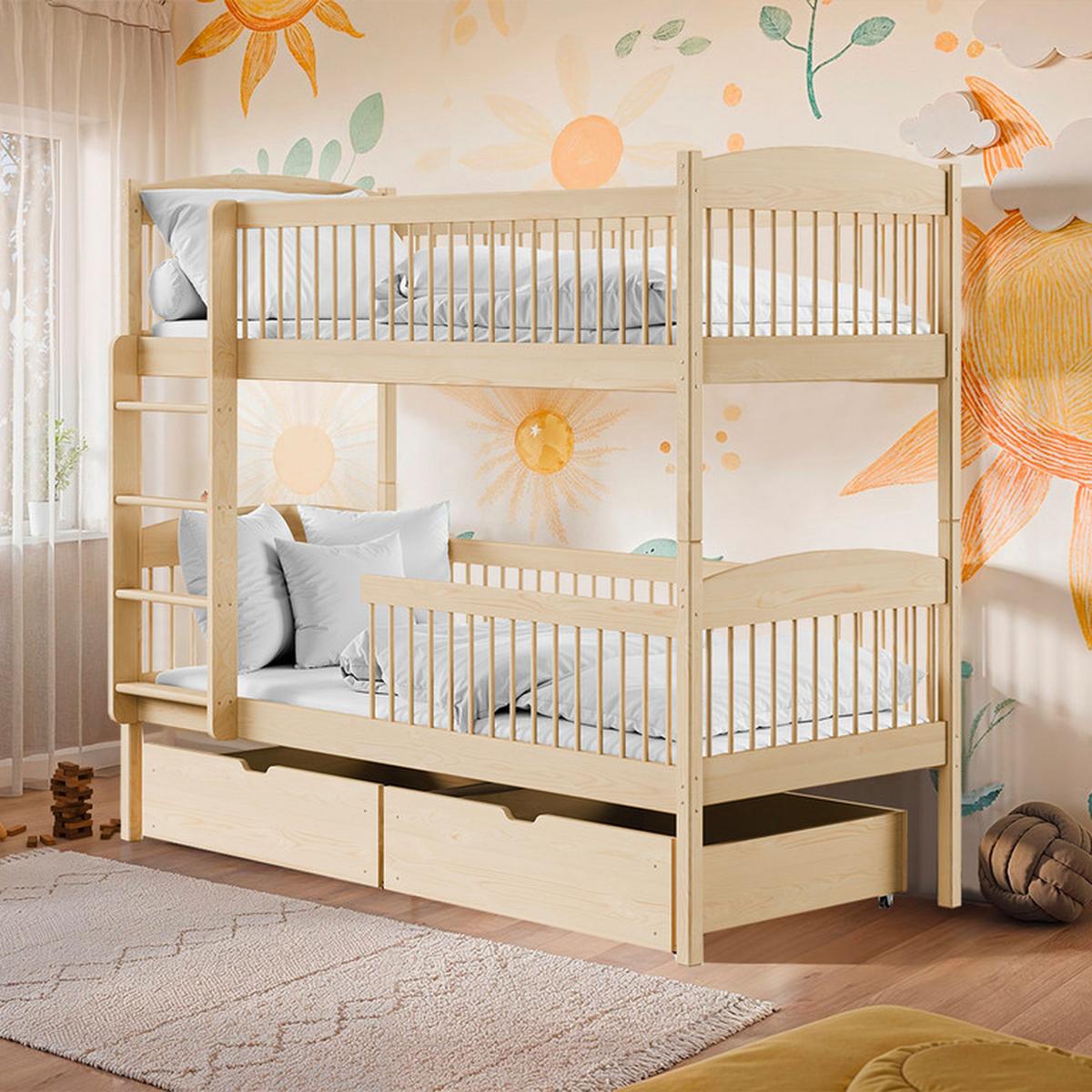 BETT 90/200 Ioana Holz - Braun, Holz (90/200cm) - Petits-meubles