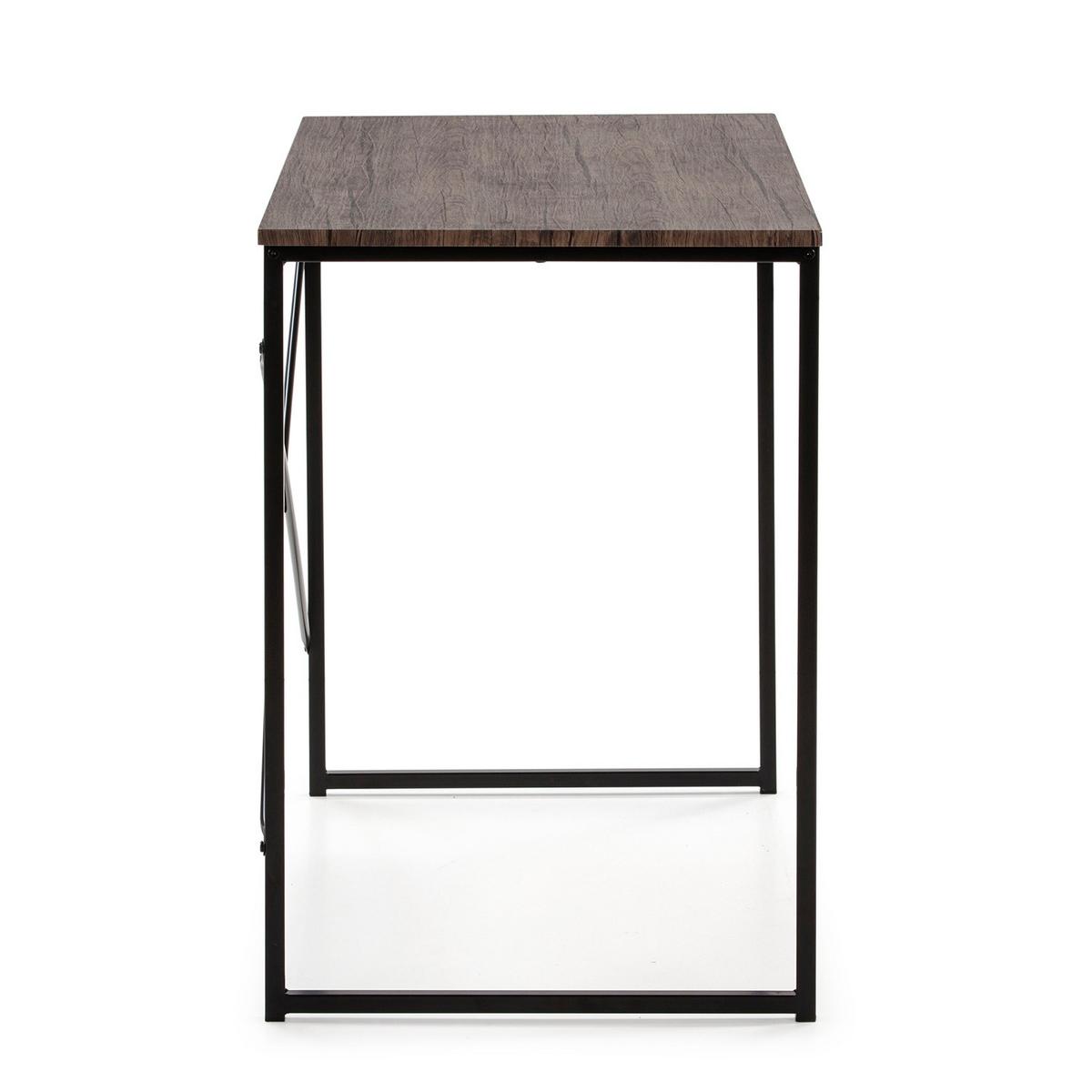SCHREIBTISCH 90/50/74 Caceres Schwarz - Schwarz, Holzwerkstoff (50/90/74cm) - VS Venta-stock