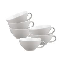 TEETASSEN Liberty Pure Colors New Grey 140 ml 6er Set - Grau, Keramik (0.14L) - Seltmann Weiden