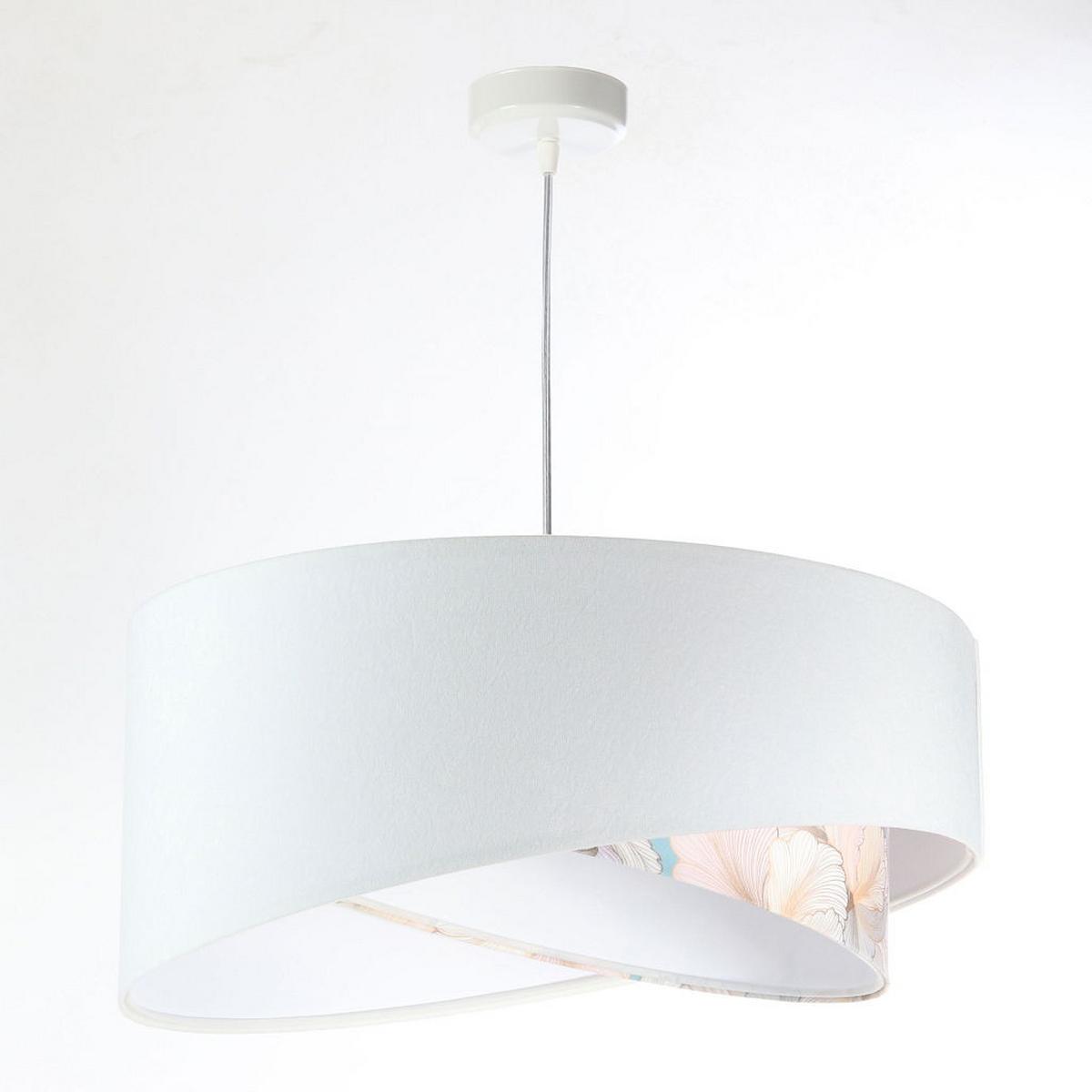 HÄNGELEUCHTE Weiß 50/23 cm - Pink, Kunststoff (50/1.3/23cm) - ONZENO