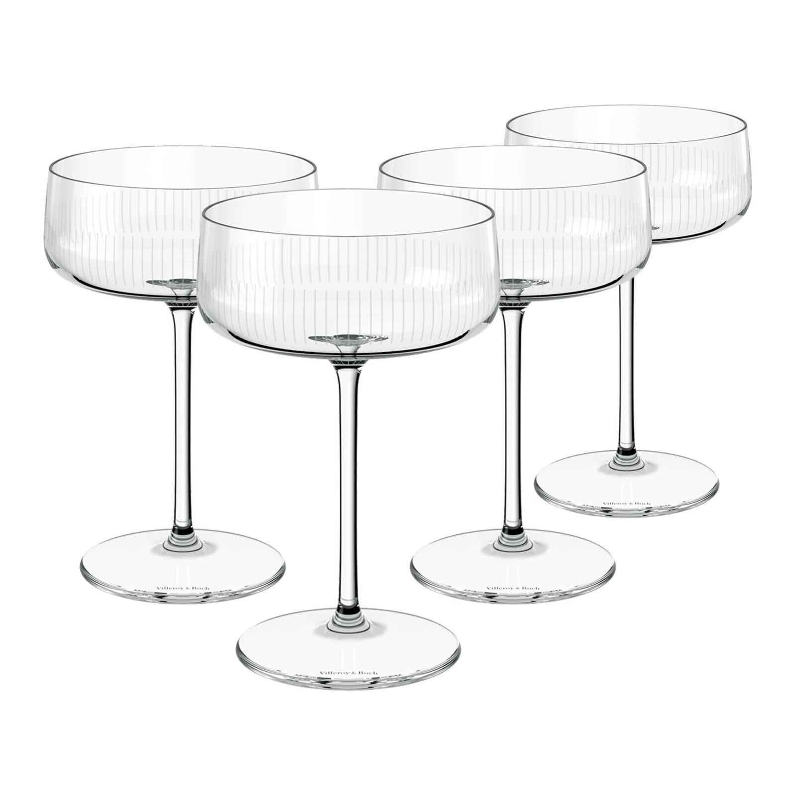 SEKT- / CHAMPAGNERSCHALEN Afina transparent 120 ml 4er Set - Transparent, Glas (0.12L) - Villeroy & Boch