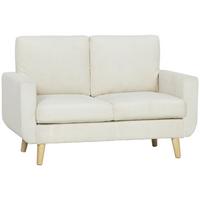SOFA Nythiv 134/74/84cm - Creme, Textil (74/84/134cm) - ZMH