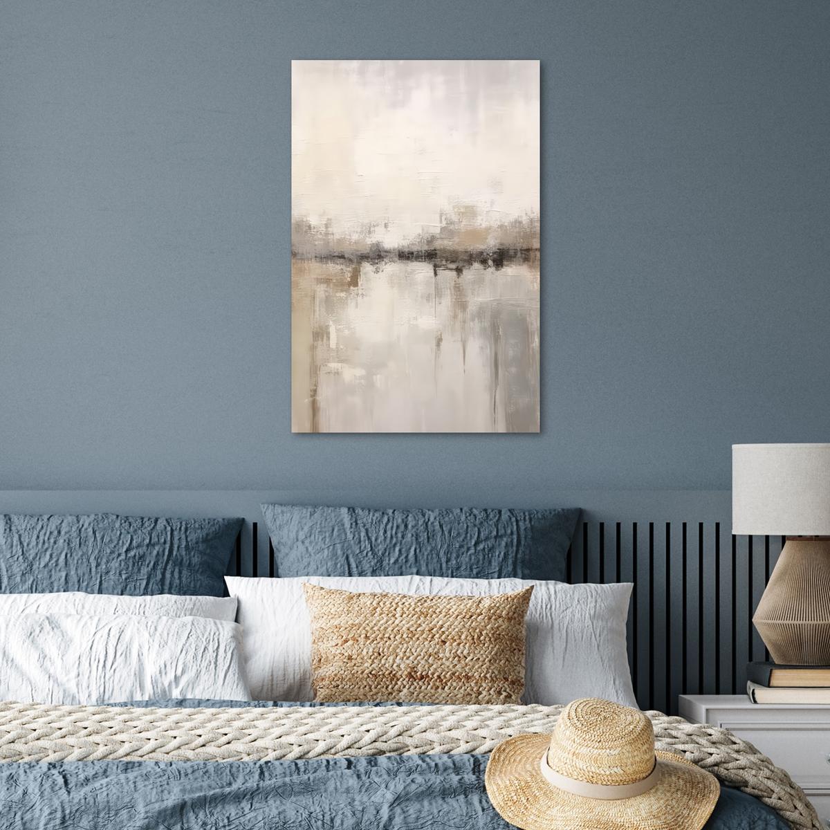 POSTER Moderne Kunst - Abstrakt - Beige Wanddeko 40x60 cm - Beige, Papier (40/60/0.1cm) - MuchoWow