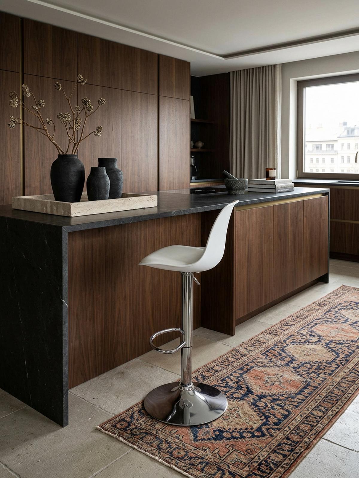 BARHOCKER Lederoptik Verchromt Drehbar BERN, Weiß 40x40x104 cm - Silberfarben/Weiß, Kunststoff/Textil (40/104/40cm) - KADIMA DESIGN