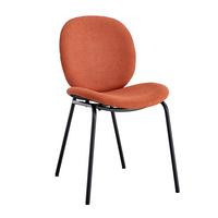 ESSZIMMERSTUHL Cori Rot 45/58/47 cm 2er-Set - Rot, Textil (58/47/45cm) - Calicosy