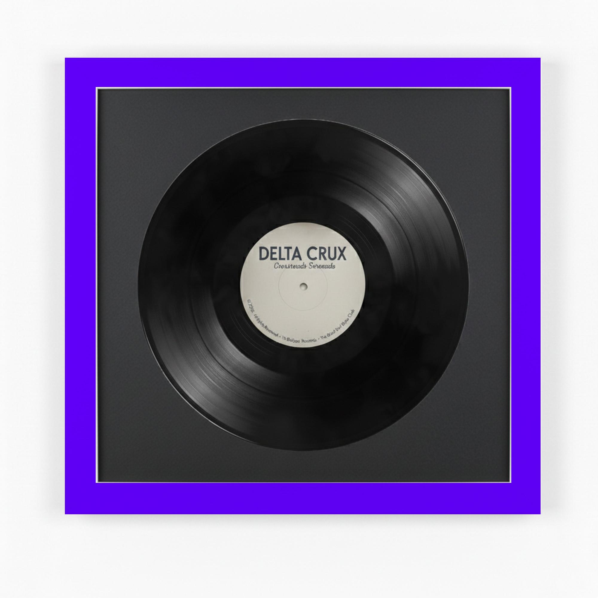 SCHALLPLATTEN RAHMEN 40/40 für die Vinyl - Lila, Holz (40/40cm) - K-Möbel