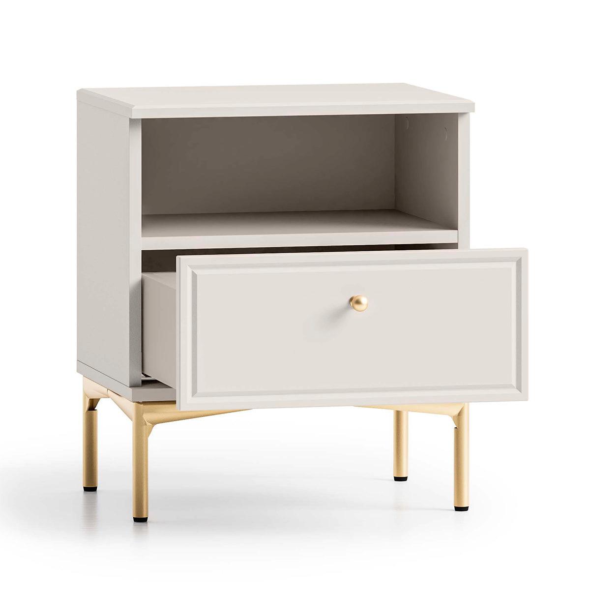 NACHTTISCH Sélène Kaschmir - Kaschmir, Holzwerkstoff (45/53/34cm) - Petits-meubles