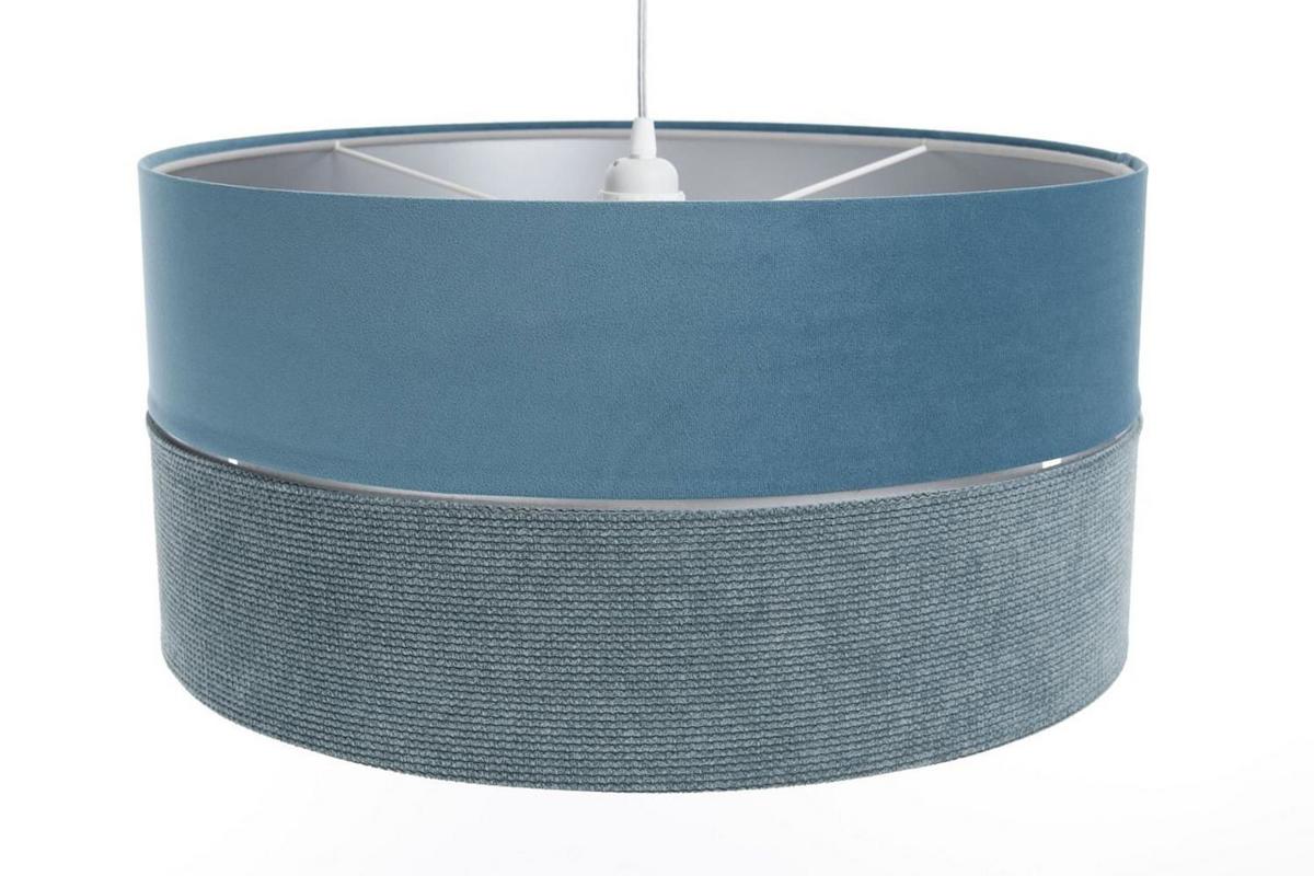 HÄNGELEUCHTE Blau 60/30 cm - Blau/Silberfarben, Kunststoff (60/1/30cm) - ONZENO