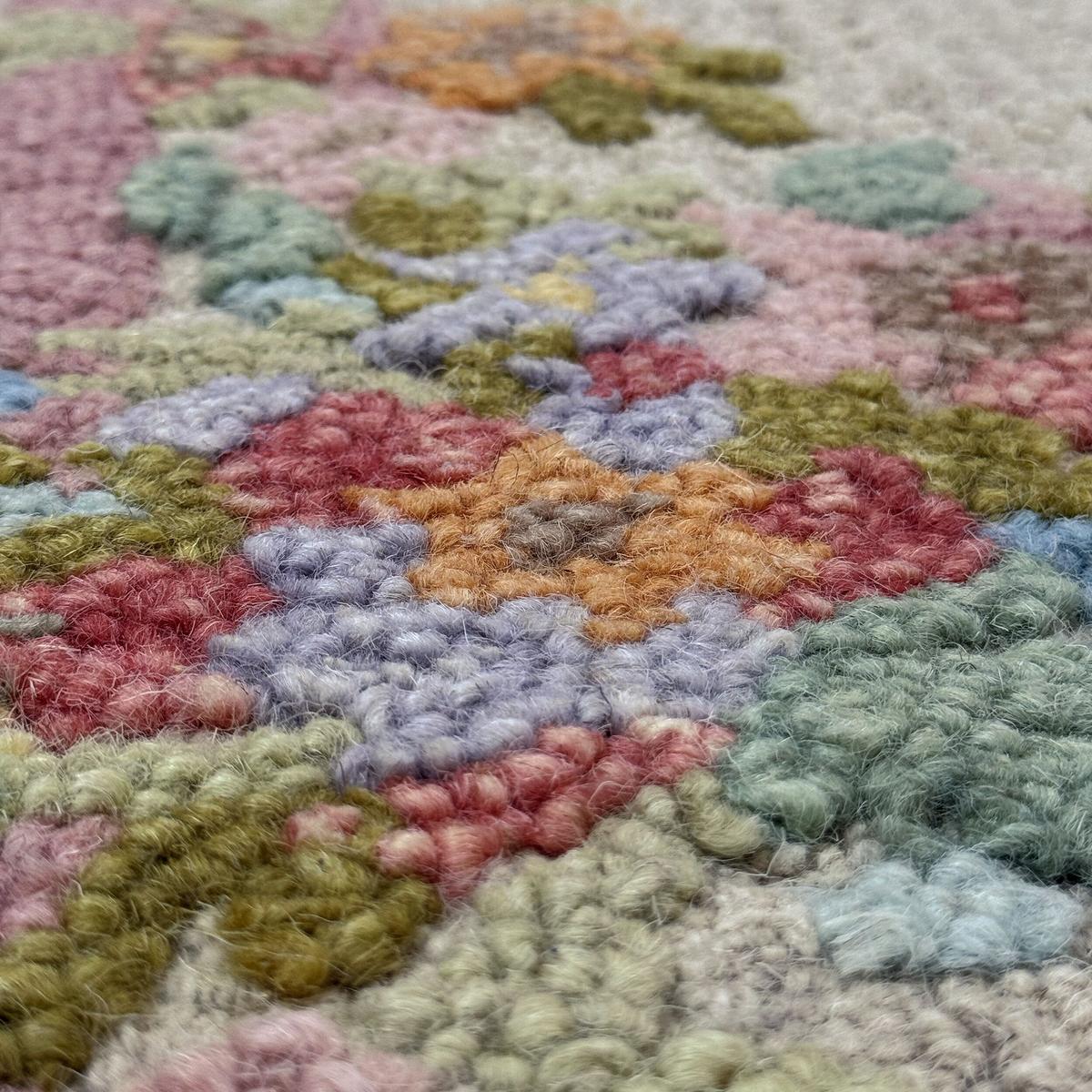 WOLLTEPPICH DAISY, floral, Bunt, 160 x 230 cm - Multicolor, Textil (160/230cm) - KADIMA DESIGN