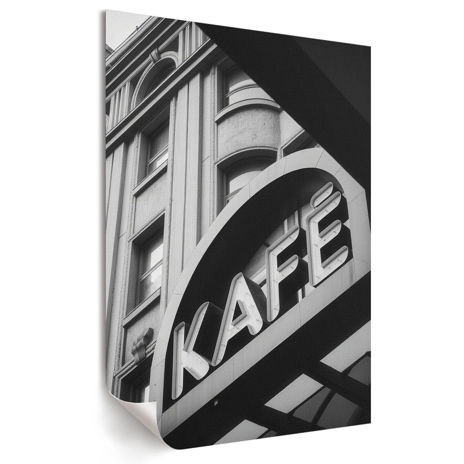 POSTER - 21x29 cm - Impuls - Stadtcafé - Schwarz, Textil (21/29.7/0.1cm) - TULUP
