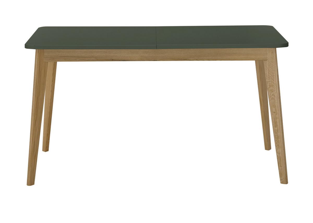 ESSTISCH Salbei, Eiche Evoke, skandinavisch 140 - 180 cm, Küchentisch ausziehbar - Salbeigrün/Eichefarben, Holz/Holzwerkstoff (180/80/75cm) - Furn.Design