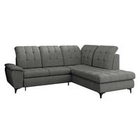 ECKSOFA Forest, Seite: Rechts - Schwarz/Grau, Holz/Textil (271/212cm) - MIRJAN24