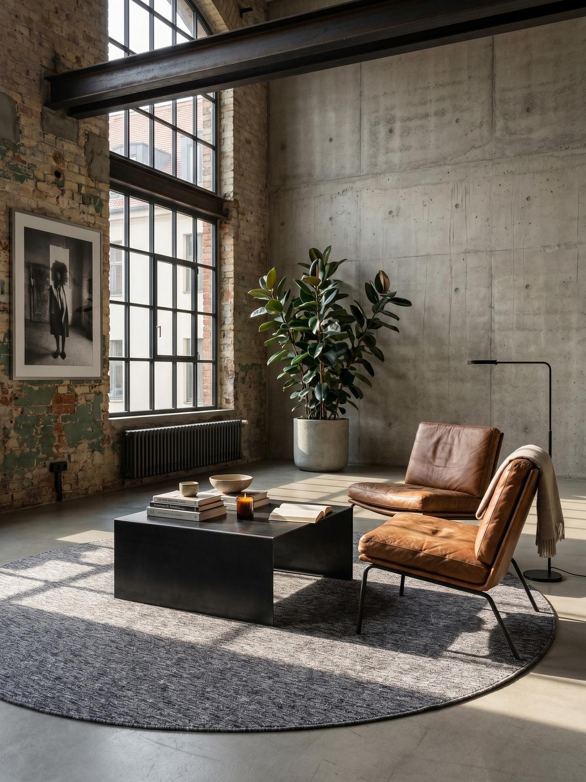 TEPPICH Kurzflor AMMER in Grau, einfarbig, Ø 120 cm - Grau, Textil (120/120cm) - KADIMA DESIGN