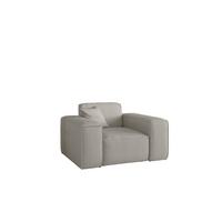 SESSEL Celes Premium Stoff Scala - Hellgrau, Holzwerkstoff/Textil (121/73/88cm) - Fun Möbel